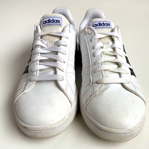 ADIDAS Grand Court 3 Stripe Sneakers M’s Size 7 - Picture 5 of 14